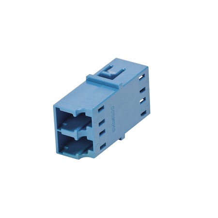 Corning ADAPTER SM LC DUP, CP/CR, BLUE CERAMIC HOUSING/INSERT, ZIRC 396383